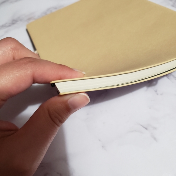 Gallant, V.E Schwab, journal from bookish box in tan color with blue foil design - Picture 7 of 8